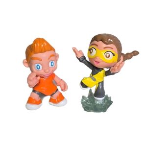 Ninja Kidz TV Youtube Mini 2" Action Figures Lot Of 2 - Paxton + Mystery